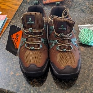 Browning Women's Brown and Green Hiking Shoes